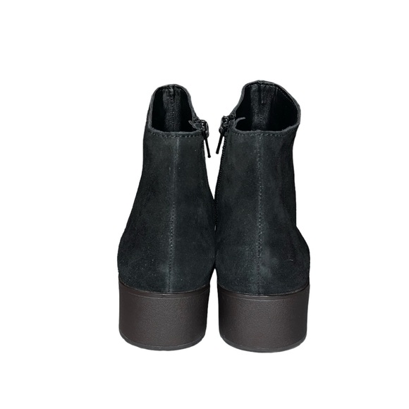 Lucky Brand Karmeya Black Suede Leather Booties - Picture 9 of 12